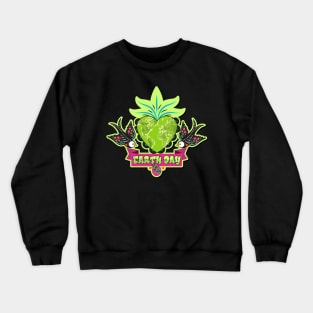 Earth Day Tattoo Crewneck Sweatshirt